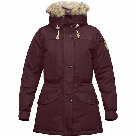 Fjallraven Singi Pehelykabát Akció - Sötét Piros Kabát Sötét Piros BYT029645